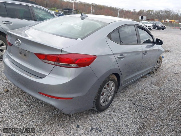 2017 Hyundai Elantra SE with VIN 5NPD74LF5HH195905, listed as a IAAI auction lot 41827708 with 84,897 mi miles. Bid and sale history available at carsss.com. Image 4.