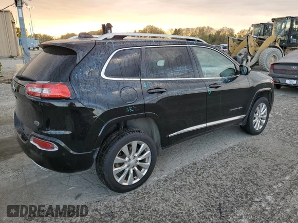 2018 Jeep Cherokee Overland with VIN 1C4PJMJX8JD562138, listed as a Copart auction lot 77249404 with 119,865 mi miles and Salvage Title. Bid and sale history available at carsss.com. Image 3.
