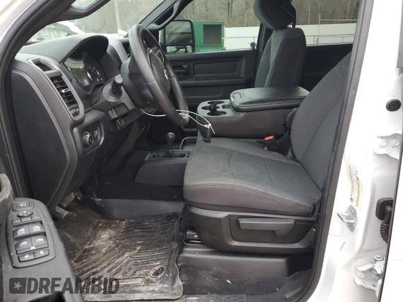 2024 Ram 2500 Tradesman with VIN 3C6UR5CL2RG368092, listed as a Copart auction lot 47011285 with 7,102 mi miles and Salvage title. Bid and sale history available at DreamBid. Image 7.