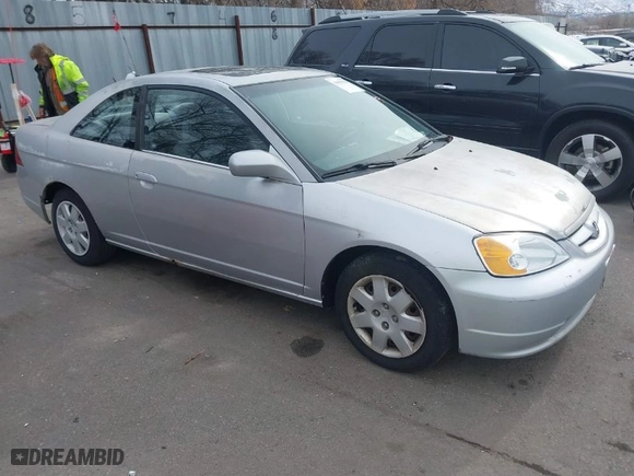 2001 Honda Civic EX with VIN 1HGEM22991L003255, listed as a IAAI auction lot 41613024 with 197,787 mi miles. Bid and sale history available at carsss.com. Image 1.