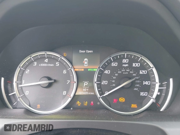 2020 Acura TLX with VIN 19UUB1F34LA012378, listed as a IAAI auction lot 41737171 with 101,420 mi miles and . Bid and sale history available at carsss.com. Image 7.