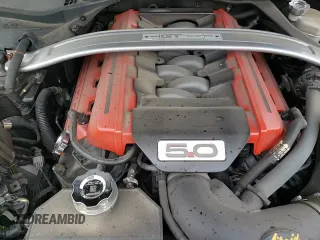 2017 Ford Mustang GT Premium с VIN 1FATP8FF0H5303237, выставлен на аукционе Copart как лот 71921305 с пробегом 49 866 миль миль и Списание • Salvage title. История ставок и продаж доступна на DreamBid. Изображение 15.