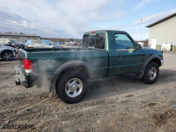 2000 Ford Ranger XLT with VIN 1FTYR11X0YTA32855, listed as a Copart auction lot 84517284 with 100,235 mi miles and Salvage Title. Bid and sale history available at carsss.com. Image 3.