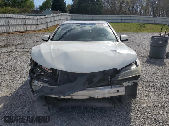 2017 Acura TLX with VIN 19UUB1F32HA005839, listed as a Copart auction lot 50498705 with 50,660 mi miles and Salvage title. Bid and sale history available at DreamBid. Image 5.