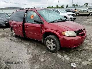 2005 Dodge Caravan SXT with VIN 2D4GP44L05R480918, listed as a Copart auction lot 58523645 with 212,535 mi miles and Salvage title. Bid and sale history available at DreamBid. Image 14.