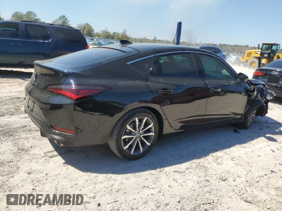 2025 Acura Integra with VIN 19UDE4H2XSA003048, listed as a Copart auction lot 49579035 with 586 mi miles and Salvage Title. Bid and sale history available at DreamBid. Image 3.