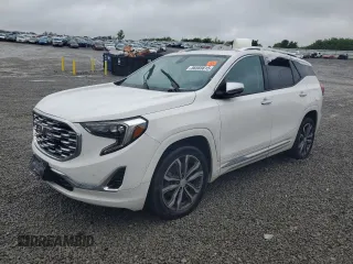 2020 GMC Terrain Denali with VIN 3GKALXEX1LL187318, listed as a Copart auction lot 56585615 with 121,315 mi miles and Salvage title. Bid and sale history available at DreamBid. Image 1.