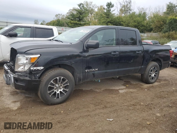 2022 Nissan Titan SV with VIN 1N6AA1EC9NN103645, listed as a Copart auction lot 71943704 with 58,747 mi miles and Clean title. Bid and sale history available at DreamBid. Image 1.