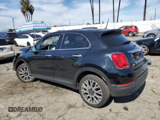 2018 FIAT 500X Lounge with VIN ZFBCFXDB4JP655869, listed as a Copart auction lot 45968085 with 56,279 mi miles and Salvage title. Bid and sale history available at DreamBid. Image 2.