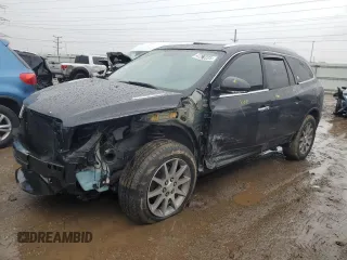 2014 Buick Enclave Leather with VIN 5GAKRBKD5EJ182453, listed as a Copart auction lot 47258225 with 117,424 mi miles and Salvage Title. Bid and sale history available at carsss.com. Image 1.
