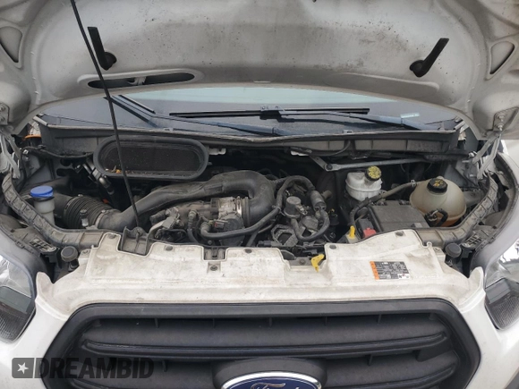 2020 Ford Transit Cargo with VIN 1FTBR1C84LKA51595, listed as a Copart auction lot 62990925 with 50,209 mi miles and Clean title. Bid and sale history available at DreamBid. Image 12.