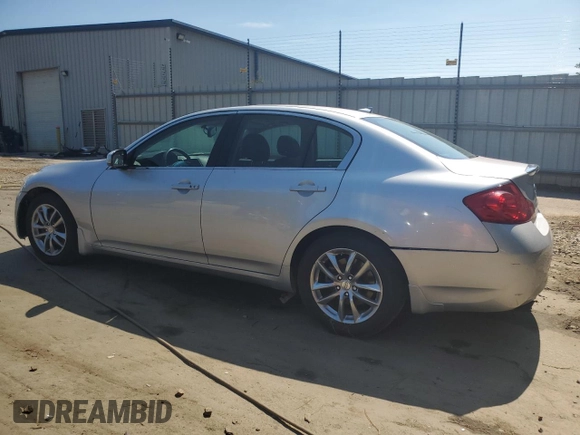 2008 Infiniti G35 with VIN JNKBV61E58M217389, listed as a Copart auction lot 61494884 with 121,505 mi miles and Salvage Title. Bid and sale history available at DreamBid. Image 2.