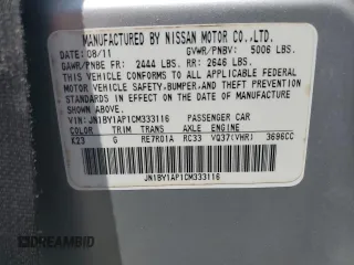 2012 Infiniti M with VIN JN1BY1AP1CM333116, listed as a Copart auction lot 68838294 with 44,248 mi miles and Salvage Title. Bid and sale history available at DreamBid. Image 15.