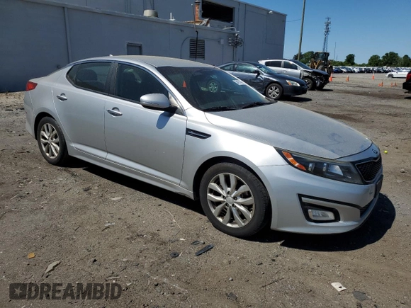2015 Kia Optima LX with VIN 5XXGM4A77FG505885, listed as a Copart auction lot 54931445 with 226,457 mi miles and Clean Title. Bid and sale history available at carsss.com. Image 4.