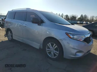 2012 Nissan Quest SL with VIN JN8AE2KP0C9045066, listed as a Copart auction lot 48028025 with 140,014 mi miles and Salvage Title. Bid and sale history available at carsss.com. Image 4.