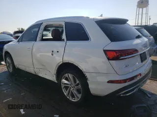 2020 Audi Q7 Premium with VIN WA1AJAF76LD011359, listed as a Copart auction lot 71723414 with 158,622 mi miles and Salvage Title. Bid and sale history available at carsss.com. Image 2.