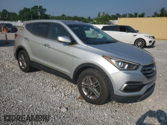 2017 Hyundai Santa Fe 2.4L z VIN 5XYZTDLB5HG403447, wystawiony jako Copart lot #59773385 z przebiegiem 87 754 mil mil oraz Czysty tytuł • Clean title. Historia ofert i sprzedaży dostępna na DreamBid. Obrazek 4.