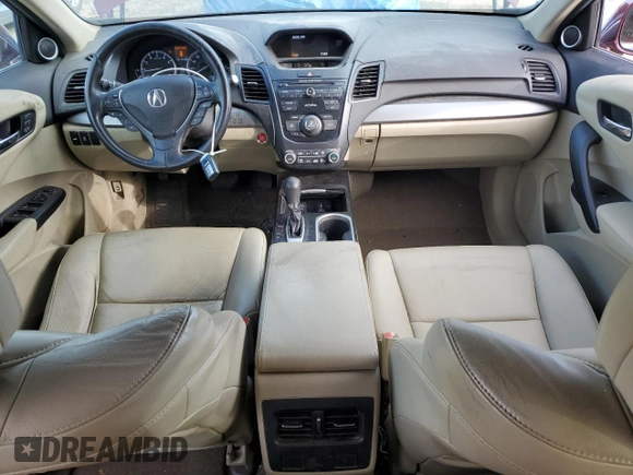 2016 Acura RDX with VIN 5J8TB4H34GL007458, listed as a Copart auction lot 47103335 with 97,484 mi miles and Salvage Title. Bid and sale history available at carsss.com. Image 8.