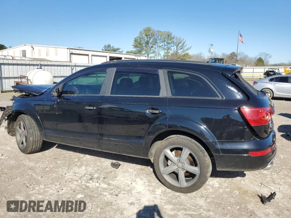 2015 Audi Q7 Premium Plus with VIN WA1LMAFE1FD019761, listed as a Copart auction lot 46845735 with 126,616 mi miles and Salvage title. Bid and sale history available at DreamBid. Image 2.