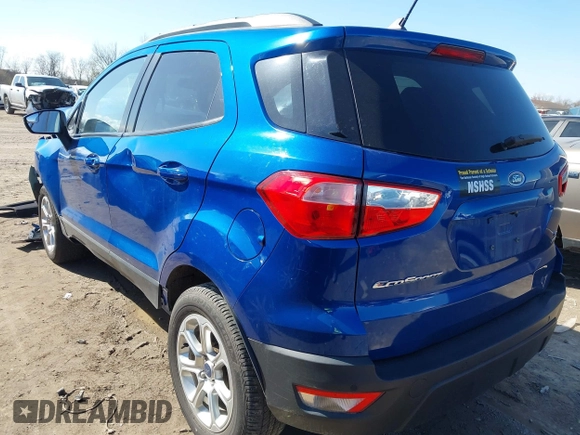 2020 Ford EcoSport SE with VIN MAJ3S2GE5LC326972, listed as a IAAI auction lot 41985268 with 31,461 mi miles. Bid and sale history available at carsss.com. Image 3.