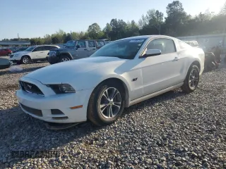2014 Ford Mustang V6 with VIN 1ZVBP8AM2E5264414, listed as a Copart auction lot 51498755 with 162,595 mi miles and Salvage Title. Bid and sale history available at carsss.com. Image 1.