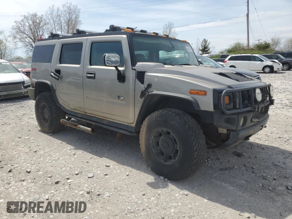 2003 Hummer H2 with VIN 5GRGN23U53H142732, listed as a Copart auction lot 54492145 with 200,324 mi miles and Clean Title. Bid and sale history available at carsss.com. Image 4.