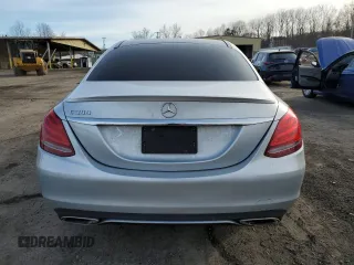2017 Mercedes-Benz C with VIN NJ1266E, listed as a Copart auction lot 47174515 with Not provided miles and Salvage title. Bid and sale history available at DreamBid. Image 6.