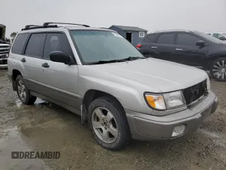 1999 Subaru Forester S with VIN JF1SF6551XH737837, listed as a Copart auction lot 81349224 with 201,012 mi miles and Salvage Title. Bid and sale history available at carsss.com. Image 4.