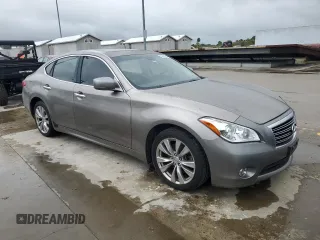 2012 Infiniti M37 with VIN JN1BY1AP9CM333056, listed as a Copart auction lot 74810944 with 212,631 mi miles and Salvage Title. Bid and sale history available at carsss.com. Image 4.