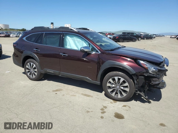 2024 Subaru Outback Touring with VIN 4S4BTAPC6R3175236, listed as a Copart auction lot 49571505 with 13,543 mi miles and Salvage title. Bid and sale history available at DreamBid. Image 4.