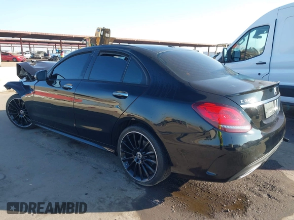 2021 Mercedes-Benz C 300 with VIN W1KWF8DB8MR637194, listed as a IAAI auction lot 41466736 with 71,340 mi miles and . Bid and sale history available at DreamBid. Image 3.