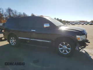 2004 Infiniti QX56 with VIN 5N3AA08C54N812468, listed as a Copart auction lot 77897554 with 0 mi miles and Salvage Title. Bid and sale history available at carsss.com. Image 4.
