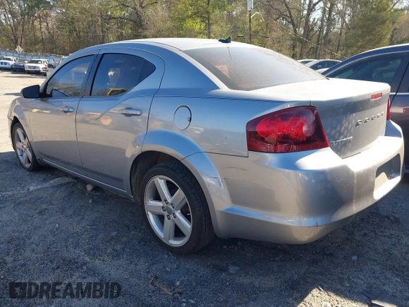 2013 Dodge Avenger SE with VIN 1C3CDZAB5DN662238, listed as a IAAI auction lot 41815308 with 165,278 mi miles and . Bid and sale history available at DreamBid. Image 3.