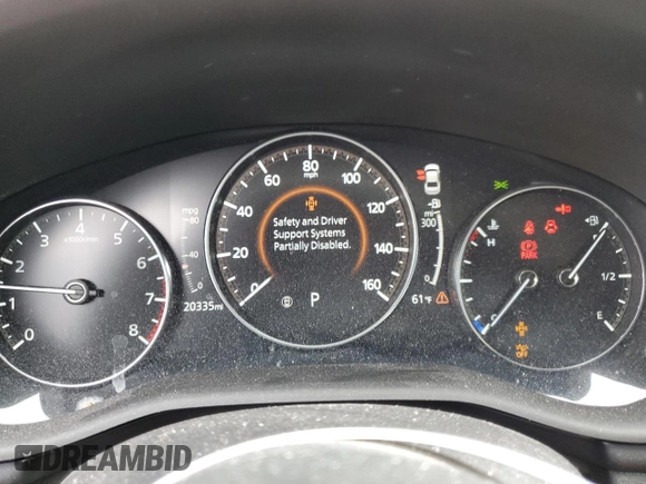 2021 Mazda 3 Select with VIN 3MZBPBBM3MM205067, listed as a Copart auction lot 50630115 with 20,335 mi miles and Salvage Title. Bid and sale history available at DreamBid. Image 9.