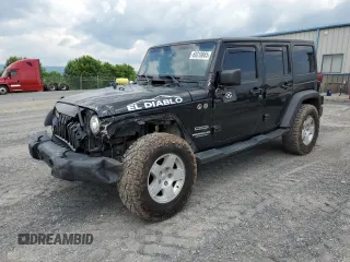 2017 Jeep Wrangler Unlimited Sport with VIN 1C4BJWDG3HL738241, listed as a Copart auction lot 60310865 with 113,526 mi miles and Salvage title. Bid and sale history available at DreamBid. Image 1.