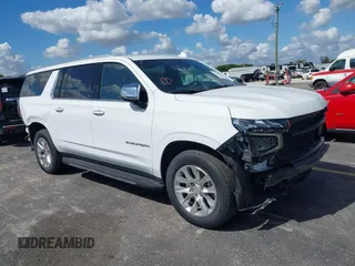 2023 Chevrolet Suburban Premier with VIN 1GNSCFKD9PR387180, listed as a IAAI auction lot 40433867 with 40,936 mi miles. Bid and sale history available at carsss.com. Image 1.
