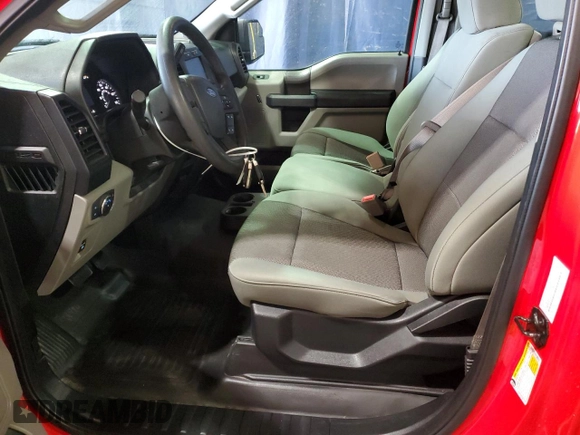 2019 Ford F-150 XL with VIN 1FTMF1E5XKKD02283, listed as a Copart auction lot 50175365 with 24,391 mi miles and Salvage title. Bid and sale history available at DreamBid. Image 7.