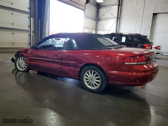 2002 Chrysler Sebring LXi with VIN 1C3EL55R72N323084, listed as a Copart auction lot 69966994 with 173,447 mi miles and Non Repairable. Bid and sale history available at carsss.com. Image 2.