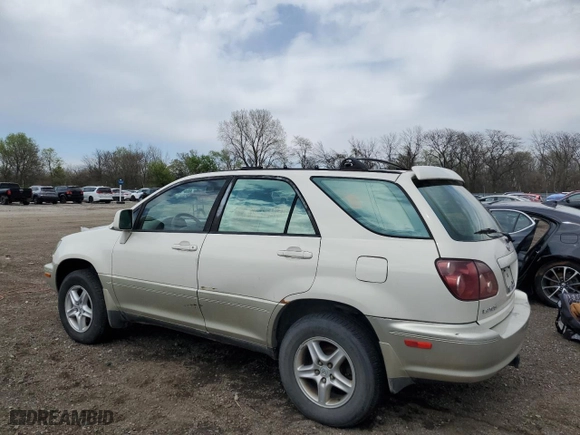 1999 Lexus RX 300 Luxury SUV with VIN JT6HF10U5X0057614, listed as a Copart auction lot 54107095 with 143,237 mi miles and Clean Title. Bid and sale history available at carsss.com. Image 2.