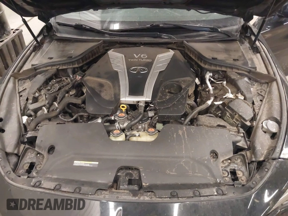 2018 Infiniti Q60 Luxe with VIN JN1EV7EL1JM393037, listed as a IAAI auction lot 41308526 with 54,065 mi miles and . Bid and sale history available at DreamBid. Image 10.