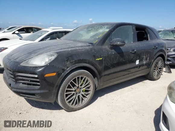 2019 Porsche Cayenne E-Hybrid with VIN WP1AE2AYXKDA50341, listed as a Copart auction lot 74524824 with Not provided miles and Non repairable. Bid and sale history available at DreamBid. Image 1.