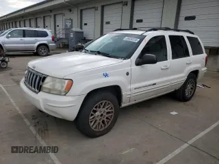 2004 Jeep Grand Cherokee Limited with VIN 1J4GW58N04C358109, listed as a Copart auction lot 58830335 with 165,099 mi miles and Salvage title. Bid and sale history available at DreamBid. Image 1.