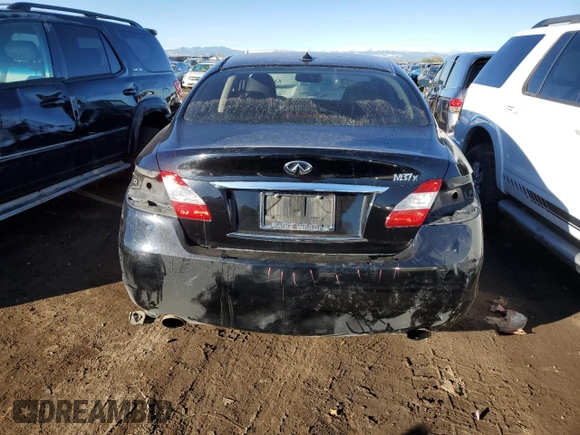2012 Infiniti M37 with VIN JN1BY1AR6CM392633, listed as a Copart auction lot 80099504 with 190,542 mi miles and Salvage Title. Bid and sale history available at carsss.com. Image 6.