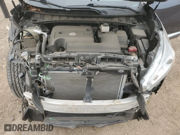2015 Nissan Murano SV z VIN 5N1AZ2MH1FN284171, wystawiony jako Copart lot #52726995 z przebiegiem 50 567 mil mil oraz Szkoda całkowita • Salvage title. Historia ofert i sprzedaży dostępna na DreamBid. Obrazek 12.