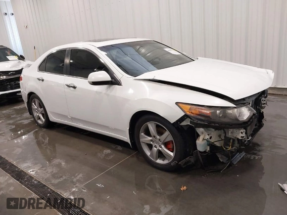 2012 Acura TSX Tech Pkg with VIN JH4CU2F67CC009658, listed as a IAAI auction lot 41849122 with 103,009 mi miles. Bid and sale history available at carsss.com. Image 1.