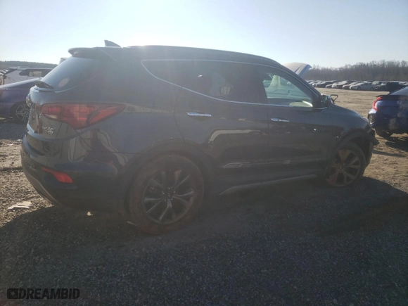2017 Hyundai Santa Fe Sport 2.0T Ultimate with VIN 5XYZWDLA3HG486682, listed as a Copart auction lot 41702795 with 82,766 mi miles and Clean Title. Bid and sale history available at carsss.com. Image 3.