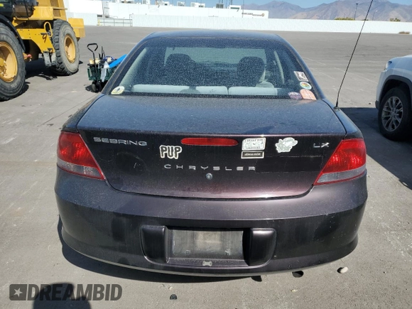 2003 Chrysler Sebring with VIN 1C3EL46T03N502993, listed as a Copart auction lot 73860454 with 62,018 mi miles and Clean Title. Bid and sale history available at DreamBid. Image 6.