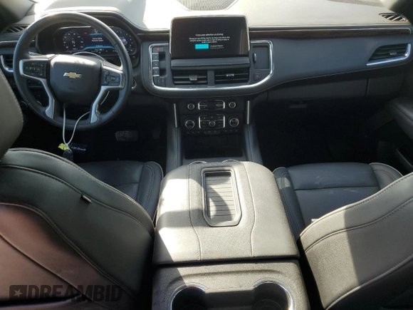 2023 Chevrolet Suburban Premier with VIN 1GNSCFKD2PR106790, listed as a Copart auction lot 46873635 with 31,972 mi miles and Salvage title. Bid and sale history available at DreamBid. Image 8.
