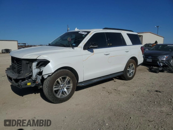 2022 Ford Expedition XLT with VIN 1FMJU1HT9NEA50186, listed as a Copart auction lot 42307785 with 46,503 mi miles and Salvage Title. Bid and sale history available at carsss.com. Image 1.