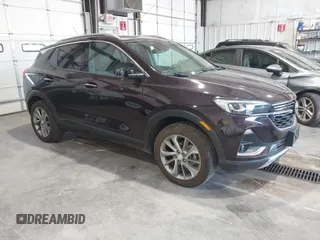 2021 Buick Encore GX Essence with VIN KL4MMGSL1MB150807, listed as a IAAI auction lot 42650838 with 46,076 mi miles and . Bid and sale history available at DreamBid. Image 1.